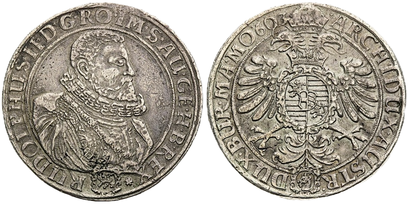 Tlustý tolar Rudolfa II